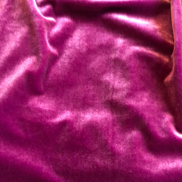 NWOT Free Press Purple Rose Velour Cami, Small - Picture 8 of 8
